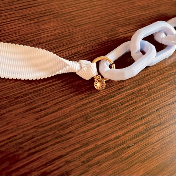 J. Crew Lucite Link and Ribbon Necklace - Picture 2 of 2